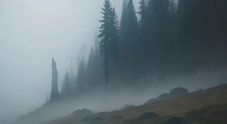 hard fog, surreal nature elements