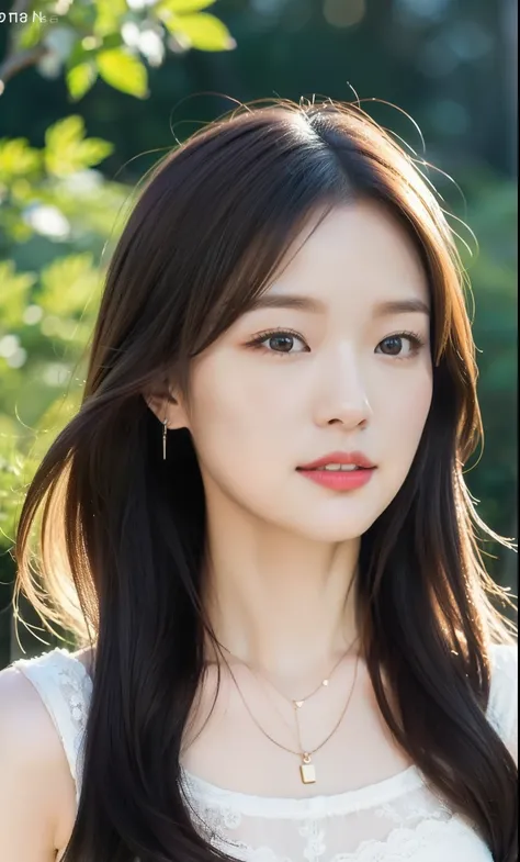 The image is a black and white text that appears to be a description of a necklace. The text is written in a cursive style and is accompanied by a picture of a necklace. The necklace is described as having a "sweetheart" shape, and the text goes on to desc...