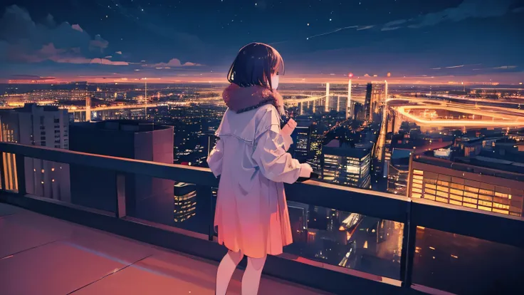 Beautiful night view for LOFI videos