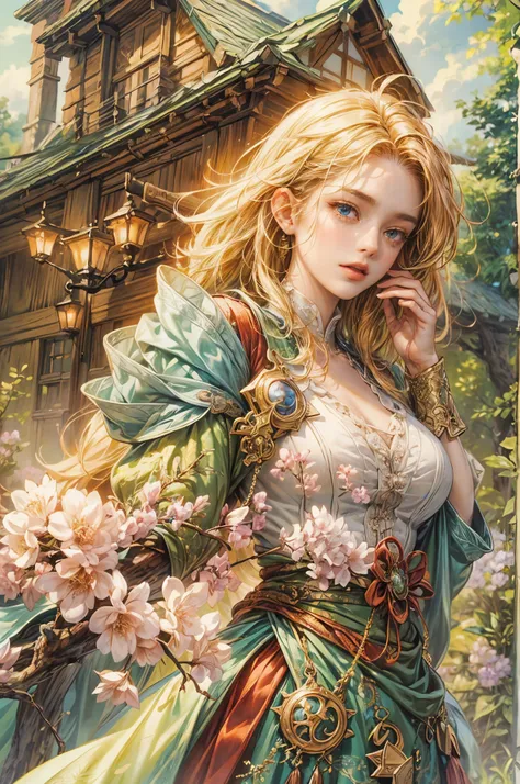 (masterpiece, top quality, best quality, official art, beautiful and aesthetic:1.2), legend of mana character, awesome , extreme detailed faces, (fractal art:1.3), colorful, highest detailed, (perfect face), shiny skin, HDR, cantarella, extremely detailed ...