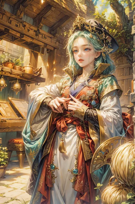 (masterpiece, top quality, best quality, official art, beautiful and aesthetic:1.2), legend of mana character, awesome , extreme detailed faces, (fractal art:1.3), colorful, highest detailed, (perfect face), shiny skin, HDR, cantarella, extremely detailed ...