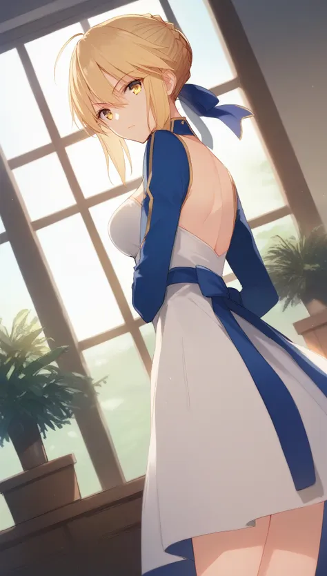 score_9 score_8_up score_7_up score_6_up score_5_up score_4_up break source_anime, 1girl, dress, artoria pendragon, yellow eyes,...