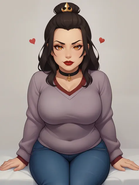 azula. (a beautiful, young, fair-skinned, amber-eyed and slender girl of medium height. azula's makeup consists of mascara and r...