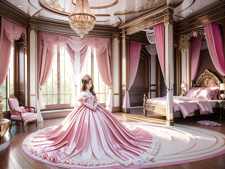 ,highest quality, masterpiece, highest resolution, artwork, super それにget used to it, many get used to it, get used to it, それにget used to it, 3k realistic pictures,,(( little girls)),((twelve yaers old)),Ultra-detailed juvenile face,three are princesses,ful...