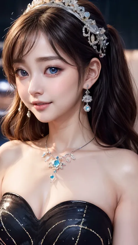 (4k quality:1.3),(highest quality:1.3),(whitening:1.4),(baby face,girl:1.3),(the best beauty:1.5),rich,upper body,smile,(tits:1....