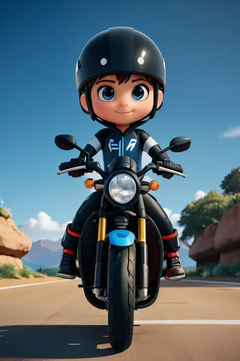 Hello, I would like you to create a mascot for my brand X Ride Motos, a mini sports and electric motorcycle store located in Aracaju, sami. Here are the details that should inspire your mascot design:

Style and personality: The mascot should convey a sens...