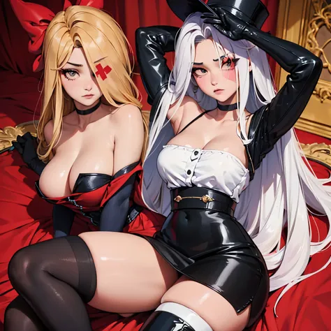 ((Lying on back, perpendicular to the camera)), (masterpiece, best quality:1.4), absurdres, highres, ultra detailed, beautiful, (secretary), (perfect face, detailed face, beautiful:1.3),(natural breasts, cleavage), collarbone, fingerless gloves, gloves,spa...