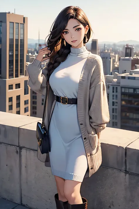 Highest quality、High resolution、Detailed Background、(Beautiful face in every detail:1.4)、Highly detailed face:、Anatomically correct、(Detailed eyes)、Beautiful women in their 20s、(Huge breasts:1.2)、Perfect body line、Light color hair、Braided bob cut、Wavy Hair...