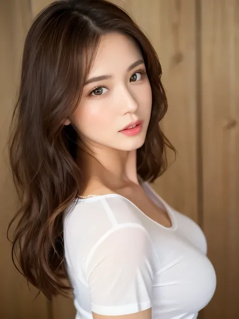 (realist、Masseter region、of the highest quality、High resolution、RAW Photos)、（whole body, without fabric, glamorous body）realist、bright lighting、illuminated face、Soft professional lighting、20 years、Height１７０CM,beautiful woman、modeling、gravure、natural makeup...