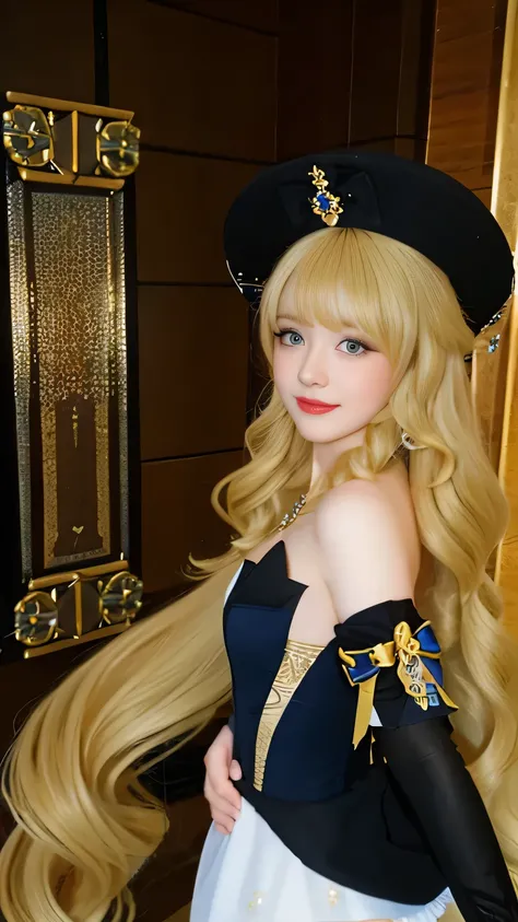 best quality, masterpiece,Ultra HD,Clear face,(Reality:1.4),Face Focus,Looking at the audience,Smile,Shut up,Fupert Lighting,(Reality:1.50), Anime Wallpaper, Guvitz style artwork, Masking fantasy to magic , author:Yang J, Guvitz, Beautiful art illustration...