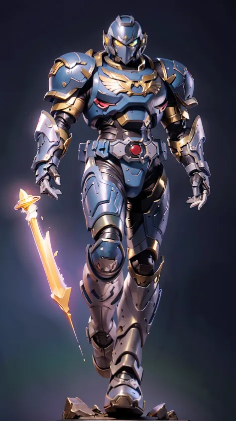 (masterpiece:1.5, best quality:1.5, extremely delicate:1.5), ((male:1.5)), a man wearing a full-face helmet, a biotech armored combat suit, green eyes, (a composite layered chest armor), fully enclosed shoulder guards, matching arm and leg guards, a belt o...