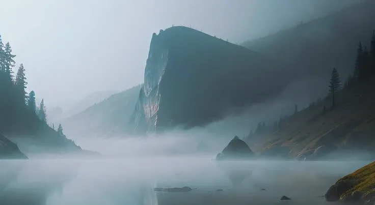 hard fog, surreal nature elements