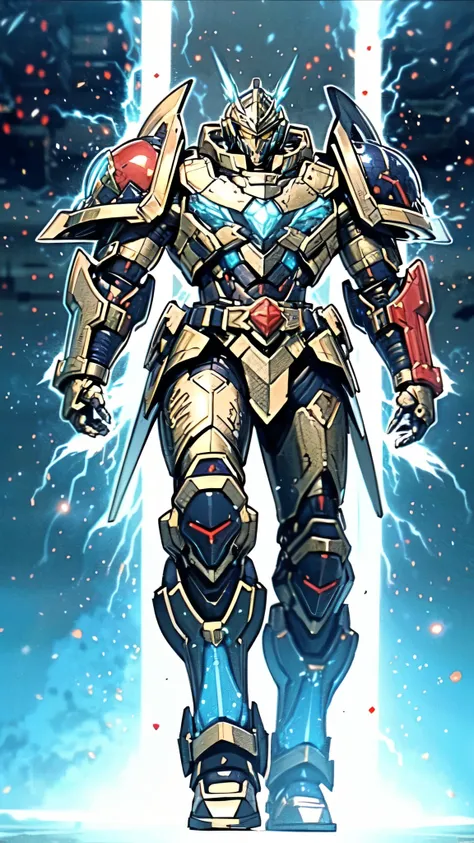 (masterpiece:1.5, best quality:1.5, extremely delicate:1.5), ((male:1.5)), a man wearing a full-face helmet, a biotech armored combat suit, green eyes, (a composite layered chest armor), fully enclosed shoulder guards, matching arm and leg guards, a belt o...