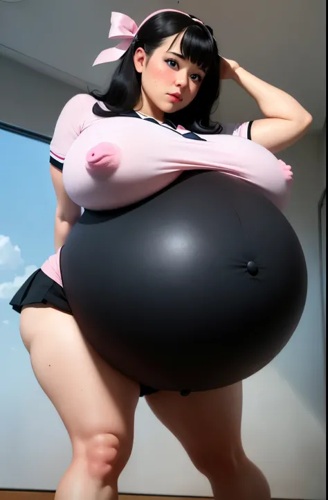 Hair Bow, black hair,Big Baby Bump pregnant, school girl, Big , nipple, cum,16 years girl, Big pregnant Belly, Big Pregnant girl, Largest Belly of Pregnant, Huge Pregnancy Belly, pink eyes, huge 9 months Pregnancy Belly, sky blue eyes, background classroom