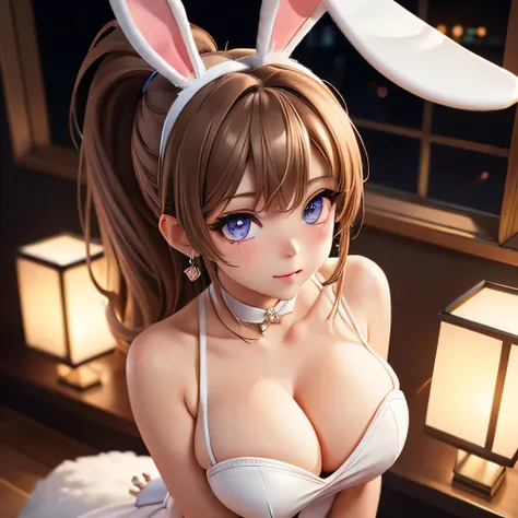 ((masterpiece)), ((highest quality)), (super detailed), ((cute)), cute, (Lovely), ((sexy)), (device), ((very detailed)), 4k, (8k), highest quality, (beautiful), anime style, fold your arms, looking down from above, focus on the face, bar, night, a cute gir...