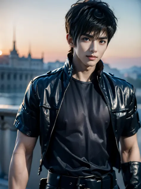 (masterpiece, realistic, absurdres:1.2), (photorealistic:1.5), RAW photo, high resolution, best quality, 8K,1boy, Noctis, ulzzang boy, chinese boy, very handsome, perfect face, intricate detail, Extremely detailed, professional photography, Bright colors, ...