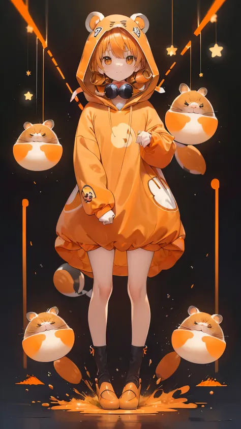 ★This is SD1.Prompt for X。

【prompt】

＜Quality improvement prompts＞
＜Prompts for specifying characters, etc.＞
break (orange theme:1.5), (orange hamster kigurumi with comical design:1.4), ((full body orange kigurumi, oversized, relaxed silhouette):1.3), ((s...