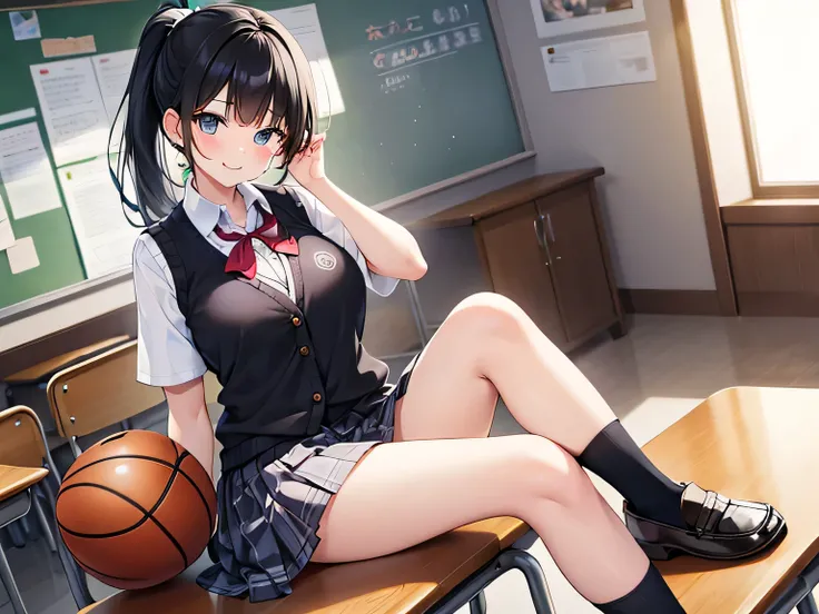 (masterpiece、Best Quality、High resolution、Realistic photo、Real looking skin:1.1)、
(Sitting on a chair in the classroom、Crouching、She flips up her skirt and shows her panties:1.8)、
(She has a happy smiling face:1.5)、
(She is wearing her high school uniform,...