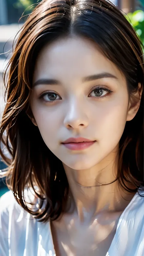 ((sfw:1.5))、Colorful hippie woman with long straight hair, Beautiful detailed eyes,Beautiful lip detail,Highly detailed eyes and face,Long eyelashes,Wearing bell-bottom pants, Unisex Fashion, Vivid gradient, psychedelic, (Best Quality,4K,8k,High resolution...
