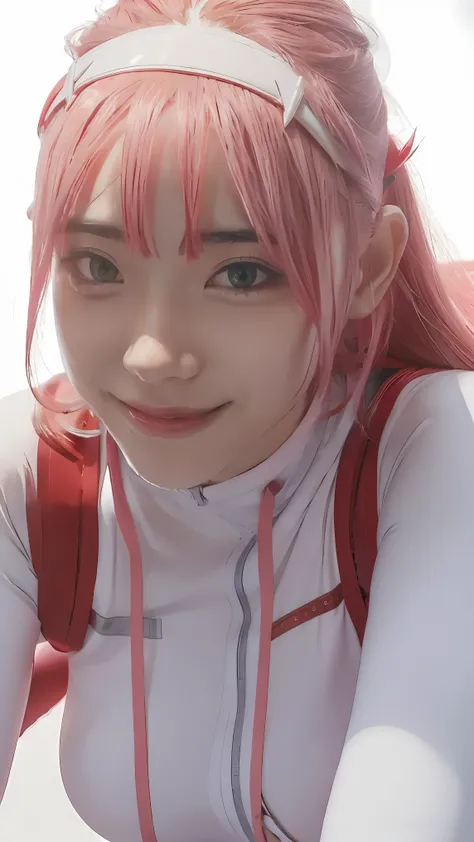  masterpiece, best quality, very aesthetic,, simple background,
zero two (darling in the franxx),  1, mature female, (adult:1.4), red little horns, solo, rock, moon,  full body((best quality)),((highly detailed)),masterpiece,absurdres,detailed face,beautif...