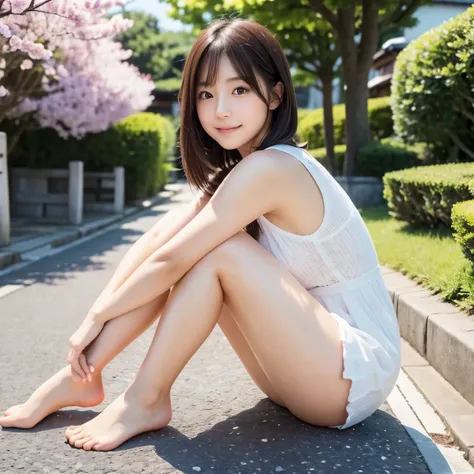 Real-life image, photo quality, shot by a top professional photographer, 8k, masterpiece, the cutest in Japan, 1 Japanese girl, beautiful legs, photo for poster