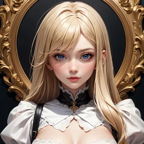 ((best quality)), ((masterpiece)), (detailed), 1girl, blond hair