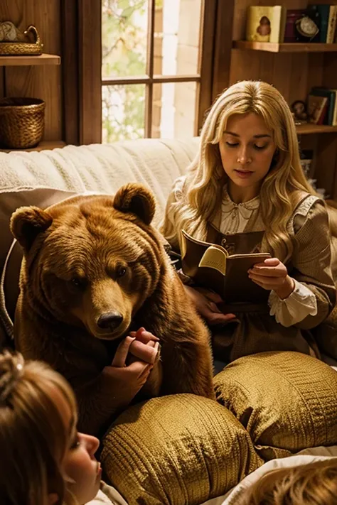 an image from the story goldilocks and the 3 bears