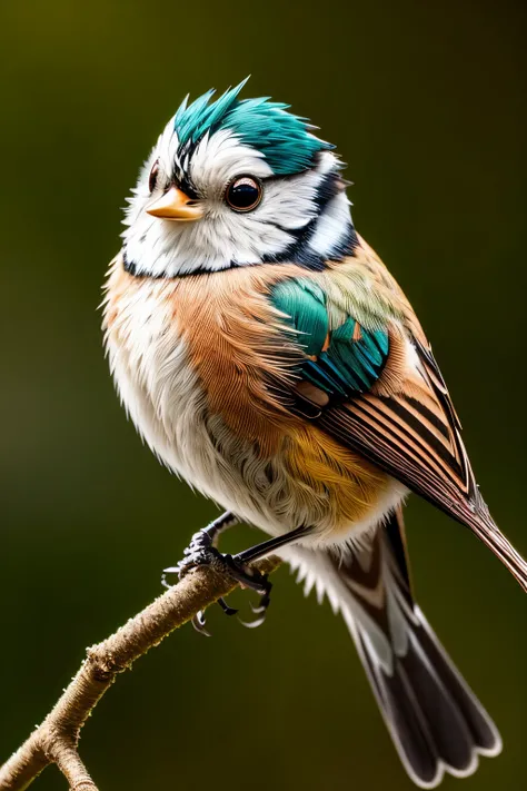 ((Best Quality)), ((masterpiece)), (detailed), Long-tailed Tit,god々Shii