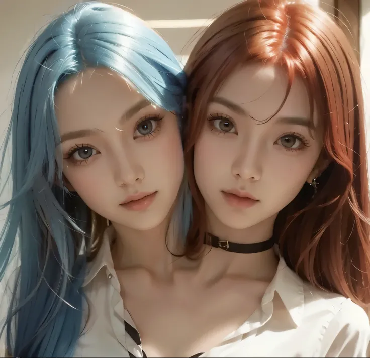 blue hair