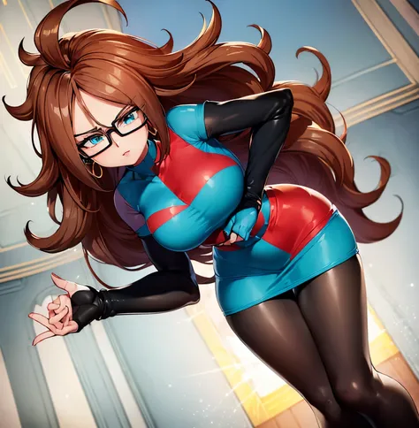 ((1girl)),((alone)), android 21, \(dragon ball \),(masterpiece), (best quality), (ultra detailed), (best illustration), (best sh...