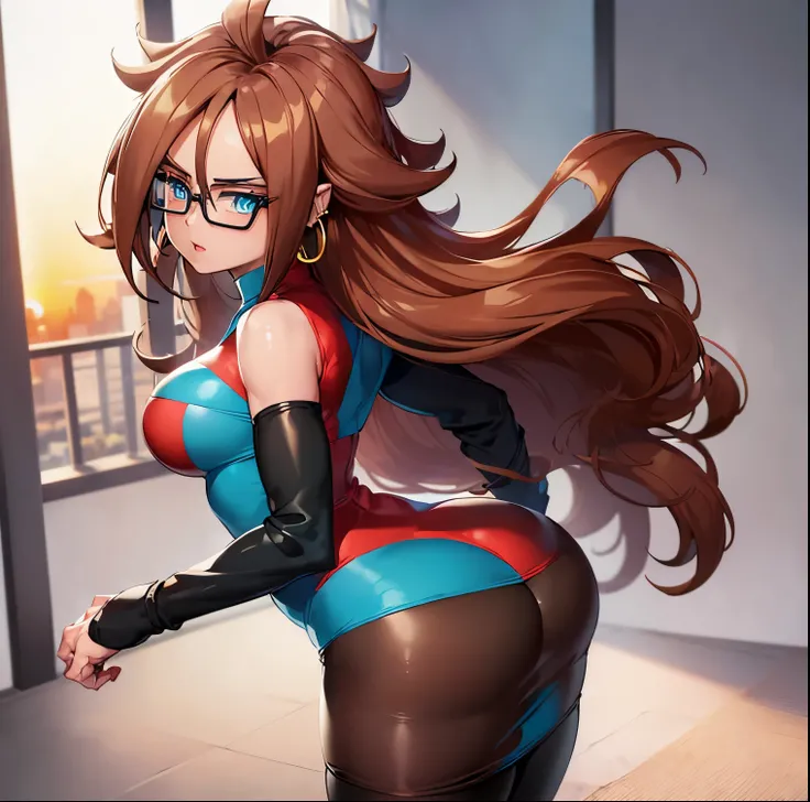 ((1girl)),((alone)), android 21, (dragon ball ),(masterpiece), (best quality), (ultra detailed), (best illustration), (best shadow), (absurdities) , sharp focus, cowboy shot, atmospheric perspective, depth of field, dynamic posture, ((looking at viewer)), ...