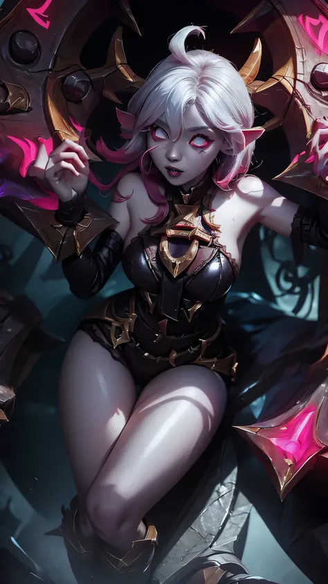 briar, briar of league of legends, lol, girl, white skin, vampire girl,