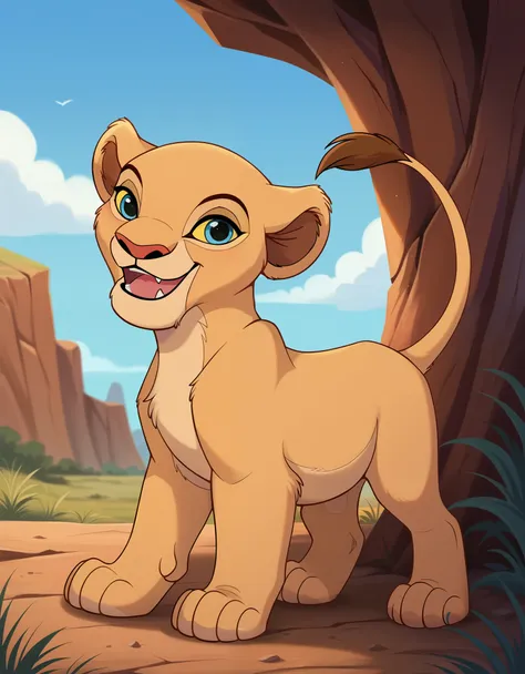 score_9, score_8_up, score_7_up,  rating_safe, source_furry,  yngnaa, solo,  disney, the lion king, lioness, young nala, nala, f...