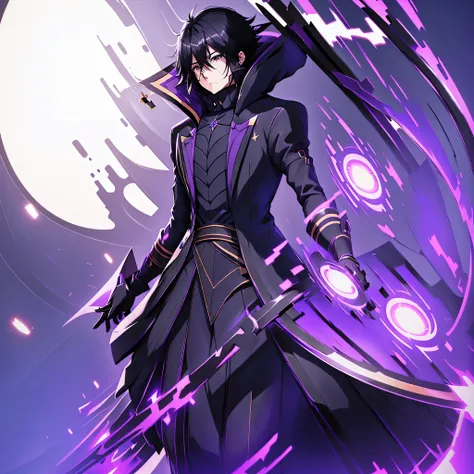 anime, anime man, anime art, anime, black hair, purple, black eyes, black hair, black hair, black hair, black hair, black hair, ...