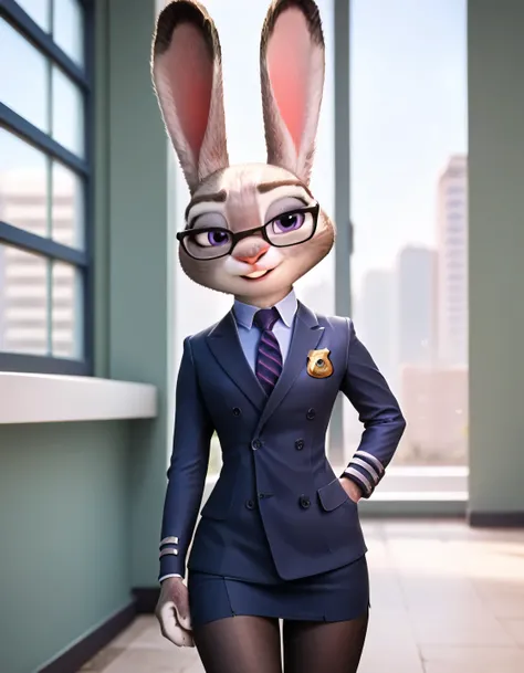score_9, score_8_up, score_7_up, score_6_up, cinematic,natural skin texture, hyperrealism, professional photography, Depth of field, bokeh, photorealistic, realistic, female anthro rabbit, zootopia style, judyhopps, half-closed eyes, anthro in heat, detail...