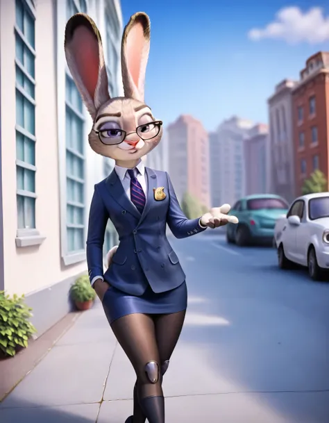 score_9, score_8_up, score_7_up, score_6_up, cinematic,natural skin texture, hyperrealism, professional photography, Depth of field, bokeh, photorealistic, realistic, female anthro rabbit, zootopia style, judyhopps, half-closed eyes, anthro in heat, detail...