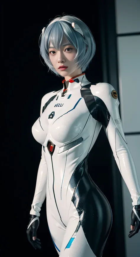 ((best quality)), ((masterpiece)), (detailed:1.4), 3d, rei ayanami，reiayanami, red eyes,hdr (high dynamic range),ray tracing,nvi...