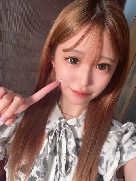 there is a woman with long hair holding a pink toothbrush, Chiho, the hime cut, A, Ka, Sa, Ta, Na, Ha, On , with cute - fine - face, Yoshitomo Nara, clear cute face, lalisa manobal, girl cute-fine-face