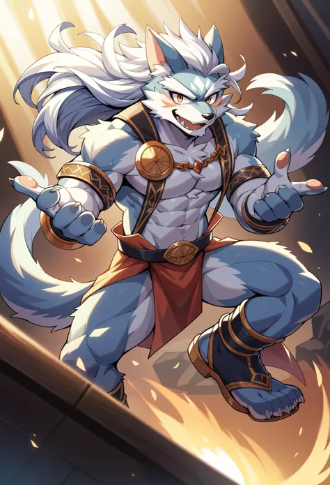 rating_safe, score_9, score_8_up, score_7_up, score_6_up, score_5_up, score_4_up, source_furry, highres, cover page, Rock Band Concerts, Musical instrument performance, Stage Performance, hot air, absurdres(kemono, 1boy, furry anthro)dramatic, epic, One sc...