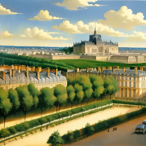 France in the 1950s、Paris landscape、Palace of Versailles