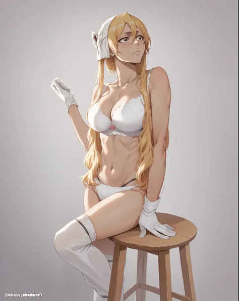 1 girl, cute vibes, manga draw style, ilumination Bleach Tite Kubo, obra de arte, random and striking character, slender body, body manga bleach, bleach tite kubo style, nsfw