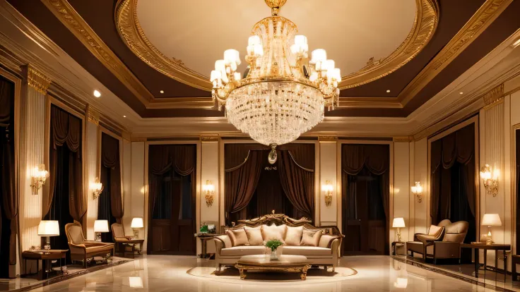 Luxury style hotel crystal lighting fixtures