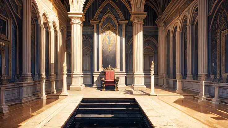 middle age throne room