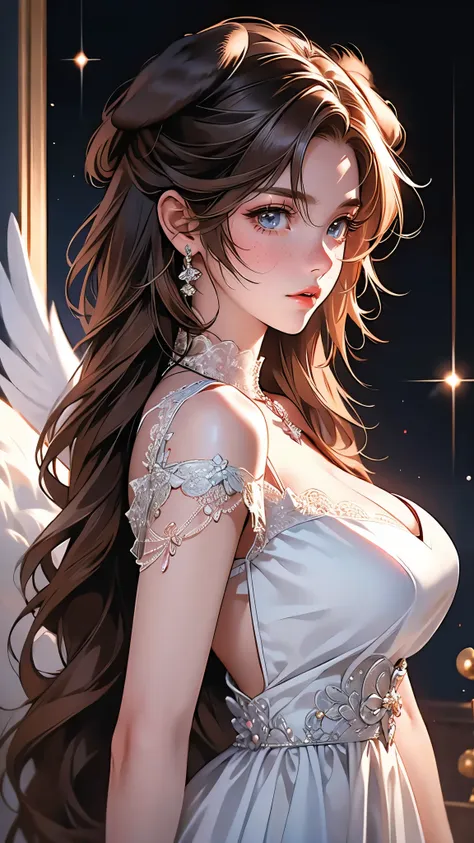 ((masterpiece)), envision a 8k, highres, cinematic, beautiful close up portrait of a princesss lady with a slender muscular body...