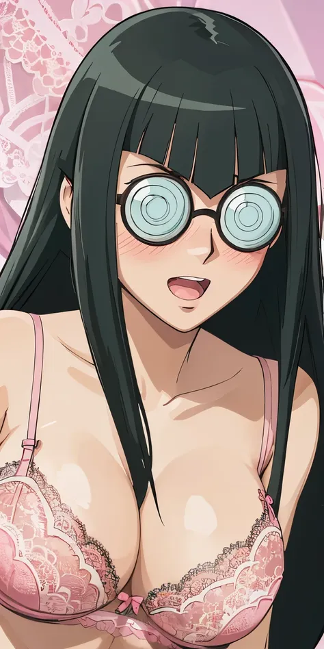 1 female,high definition,high resolution,ultra-realistic,8k, cc,black hair,long hair, glasses,large breasts,european,sexy,upper ...