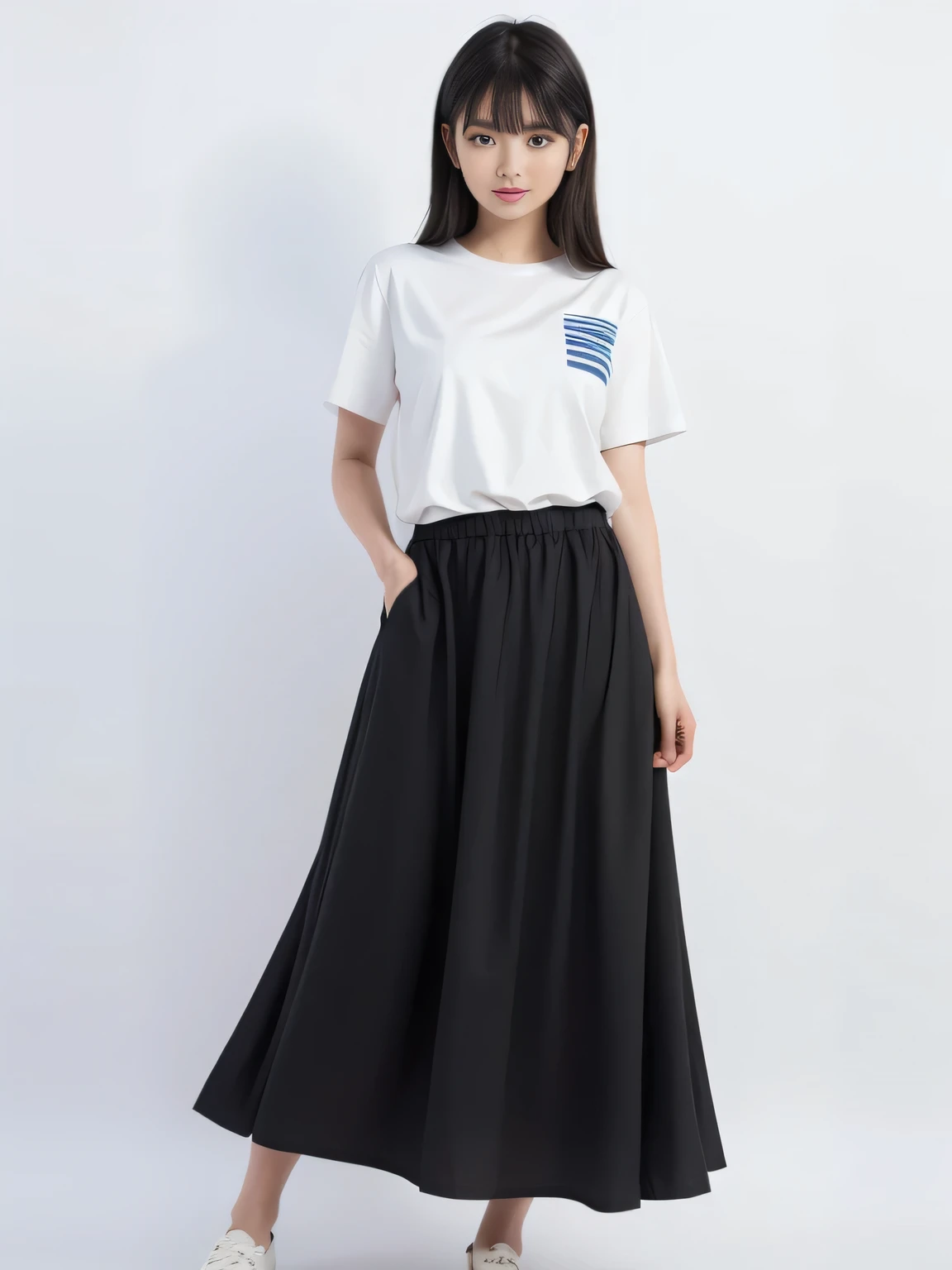 Plain Long Skirt