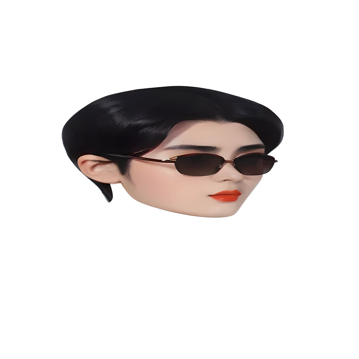 a woman with a black hair and sunglasses on, inspired by Zhang Han, artwork in the style of guweiz, realism artstyle, guweiz, cai xukun, inspired by Sim Sa-jeong, nft portrait, inspired by Xiao Yuncong, inspired by Jang Seung-eop, heise jinyao, ( ( eye gla...