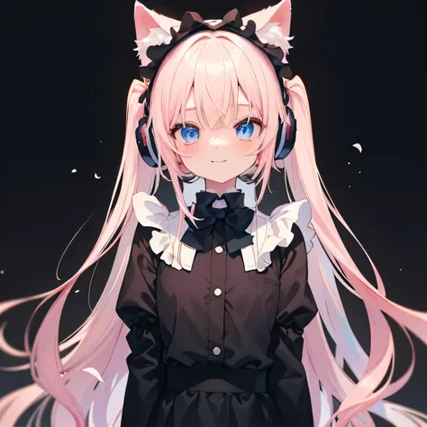 a close up of a person wearing headphones and a cat suit, anime catgirl, anime girl with cat ears, beautiful anime catgirl, female anime character, anime character, cute anime catgirl, girl with cat ears, anime moe artstyle, very beautiful anime cat girl, ...