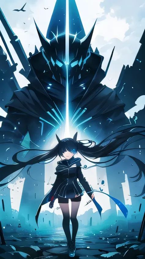 black rock shooter、The whole body is visible、Battle Mode