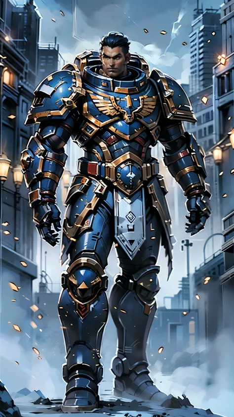 (masterpiece:1.5, best quality:1.5, extremely delicate:1.5), ((male:1.5)), a man wearing a full-face helmet, a biotech armored combat suit, green eyes, (a composite layered chest armor), fully enclosed shoulder guards, matching arm and leg guards, a belt o...